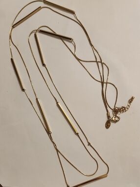 Charming Charlie Goldtone Layered Necklace